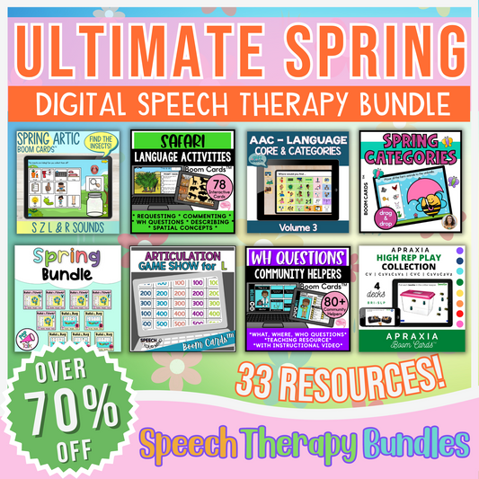 Ultimate Spring Speech Therapy Bundle: The Digital Bundle