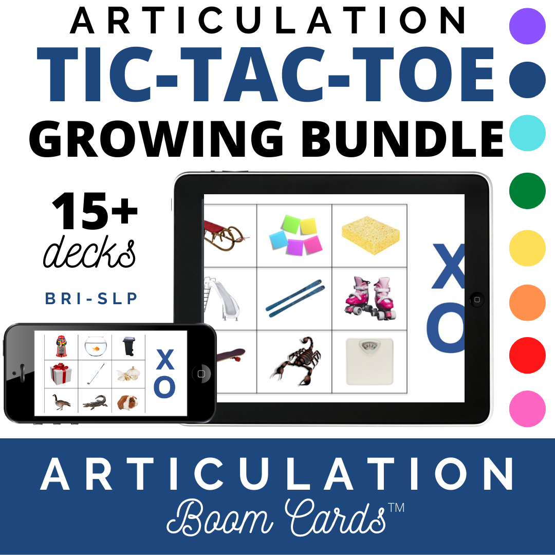 Ultimate Back-to-School Speech Therapy Bundle for K-6: Articulation and Phonology